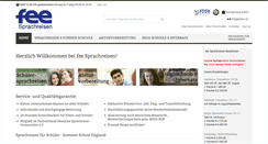 Desktop Screenshot of fee-sprachreisen.de